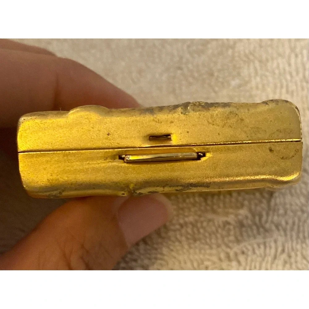 Estee Lauder Lucidity Bamboo Compact Gold Translucent Pressed Powder Vintage